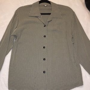 Vintage Houndstooth Blouse